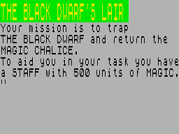 Black Dwarf's Lair, The (1982)(Newsoft Products)